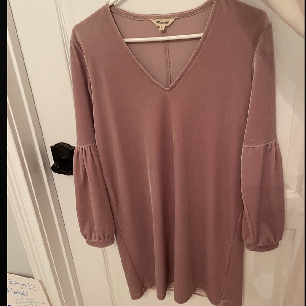 Madewell silk shift dress